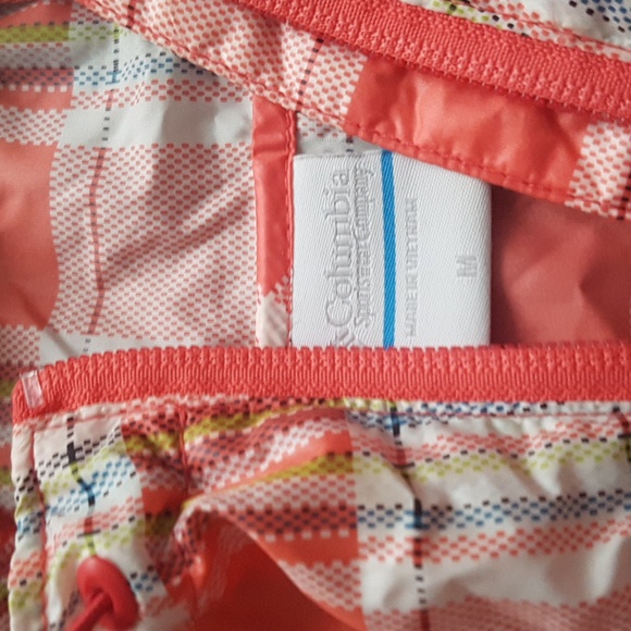 Columbia Omni-Shield Women's Check Plaid Pattern Light Jacket Size M - Picture 2 of 16